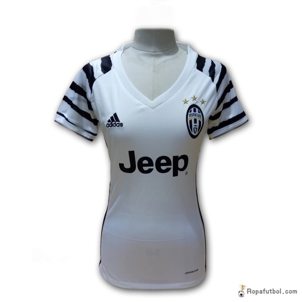 Camiseta Juventus Replica Tercera Ropa Mujer 2016/17 Negro